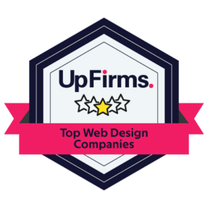 Upfirms Top Web Design Company Badge