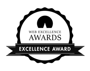 web excellence awards badge bw large