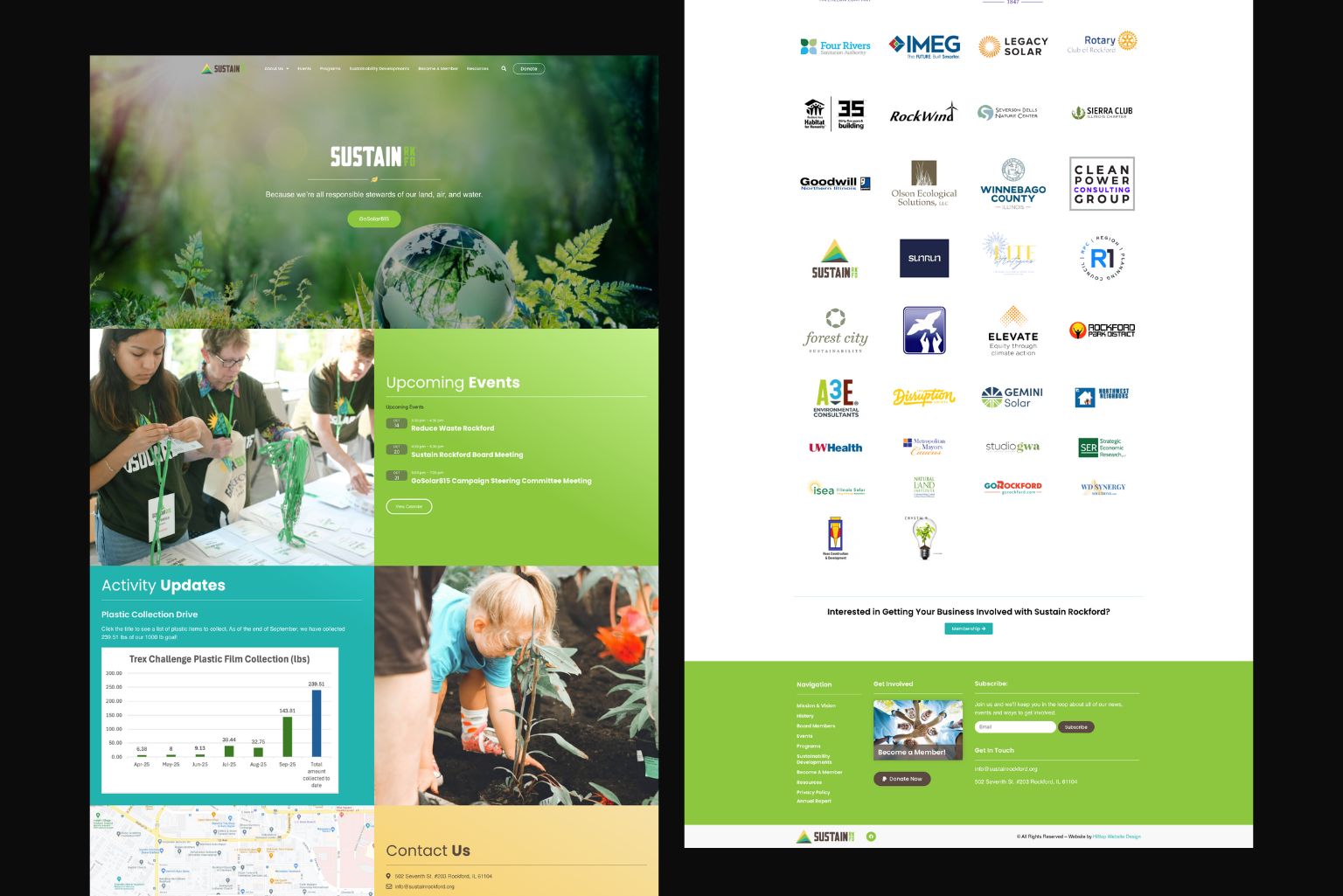 Spring Hill Connect - Website Mockup