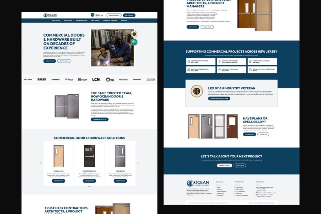 Ocean doors & hardware